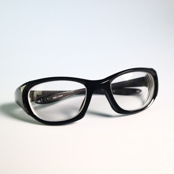 REC SPECS Liberty Sport MX30 55-20 130 shinny black eyeglasses wrap around N11 - Picture 6 of 11